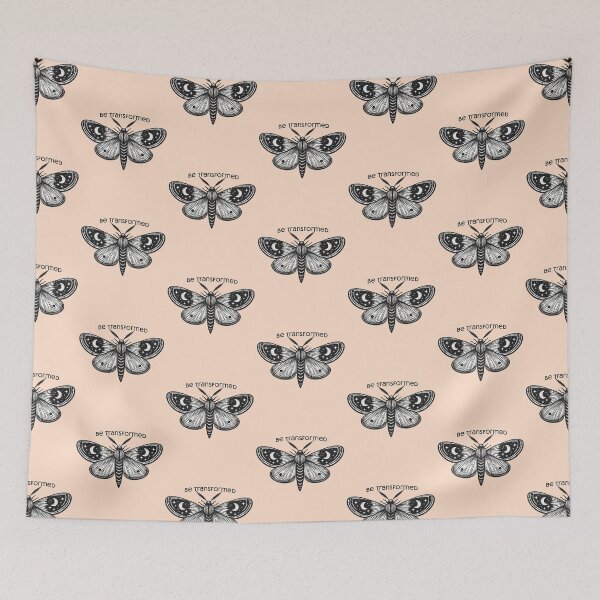 Item preview, Vintage Aesthetic Moth Metamorphosis Be Transformed Biblical Reference Gift For Her designed and sold by CORINNE W.