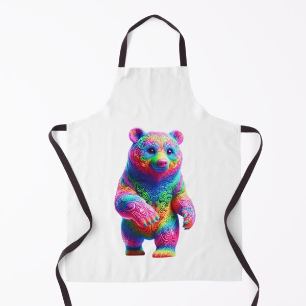 Item preview, Neon Swirl Bear  designed and sold by CharmStudio.