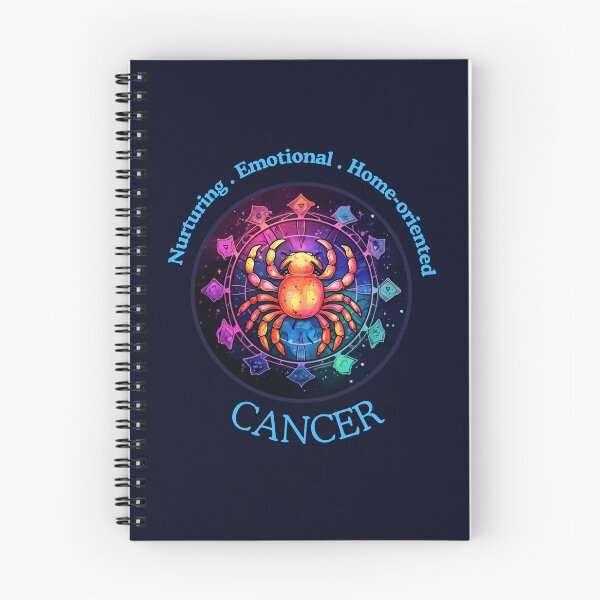 Item preview, Cancer Daily Horoscopes   Zodiac- Horescope/SunSign Theme  on blue back ground designed and sold by CosmicNook1.