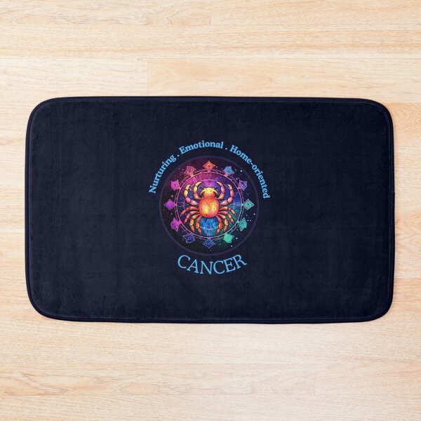 Item preview, Cancer Daily Horoscopes   Zodiac- Horescope/SunSign Theme  on blue back ground designed and sold by CosmicNook1.