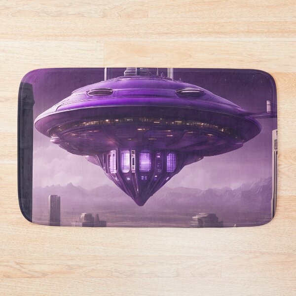 Item preview, Purple Planet Purple Spaceship designed and sold by Roanemermaid.