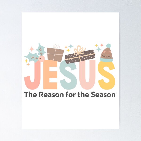 Artikelvorschau, Jesus, der Grund für die Weihnachtszeit. entworfen und verkauft von TheVirtualSpace.