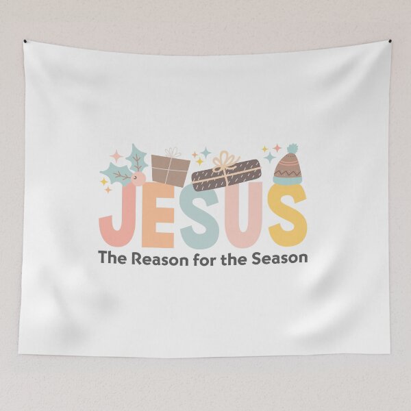 Item preview, Jesus the reason for the season this Christmas. designed and sold by TheVirtualSpace.