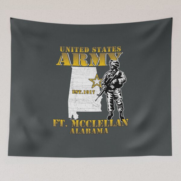 Item preview, Alabama Fort McClellan American Flag designed and sold by Izaiah Wiegand.