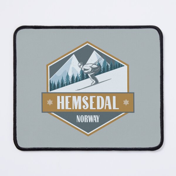 Item preview, Hemsedal Norway Vintage Skiing Design designed and sold by CynthiaGraphics.