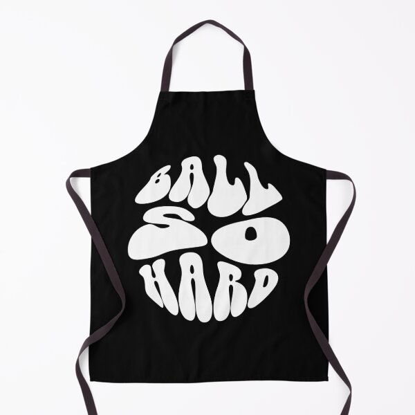 Item preview, Ball so Hard Text Monochrome Black designed and sold by Meepuruproject.