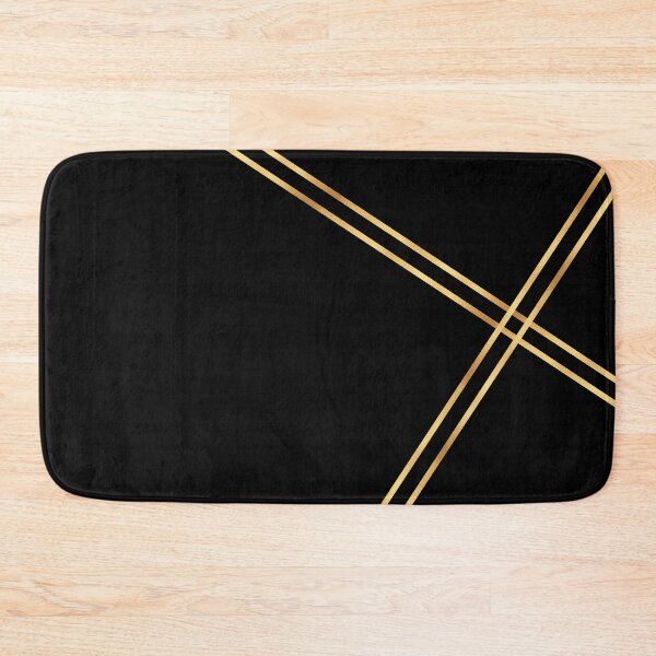 Item preview, Golden stripes, geometric figures, graphics designed and sold by Colorful-Worlds.
