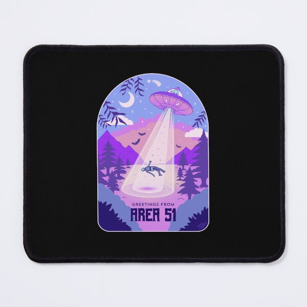 Item preview, Area 51 Alien Abduction Travel Poster designed and sold by Wendy-Stephens.