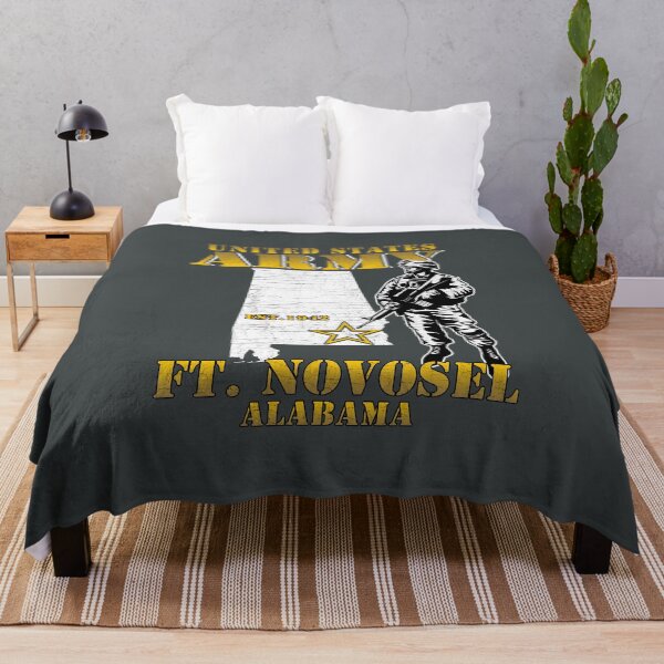 Item preview, Alabama Fort Novosel American Flag designed and sold by Izaiah Wiegand.