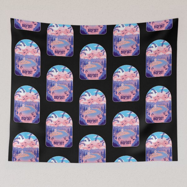 Item preview, Bigfoot Sasquatch Cryptids Travel Poster designed and sold by Wendy-Stephens.