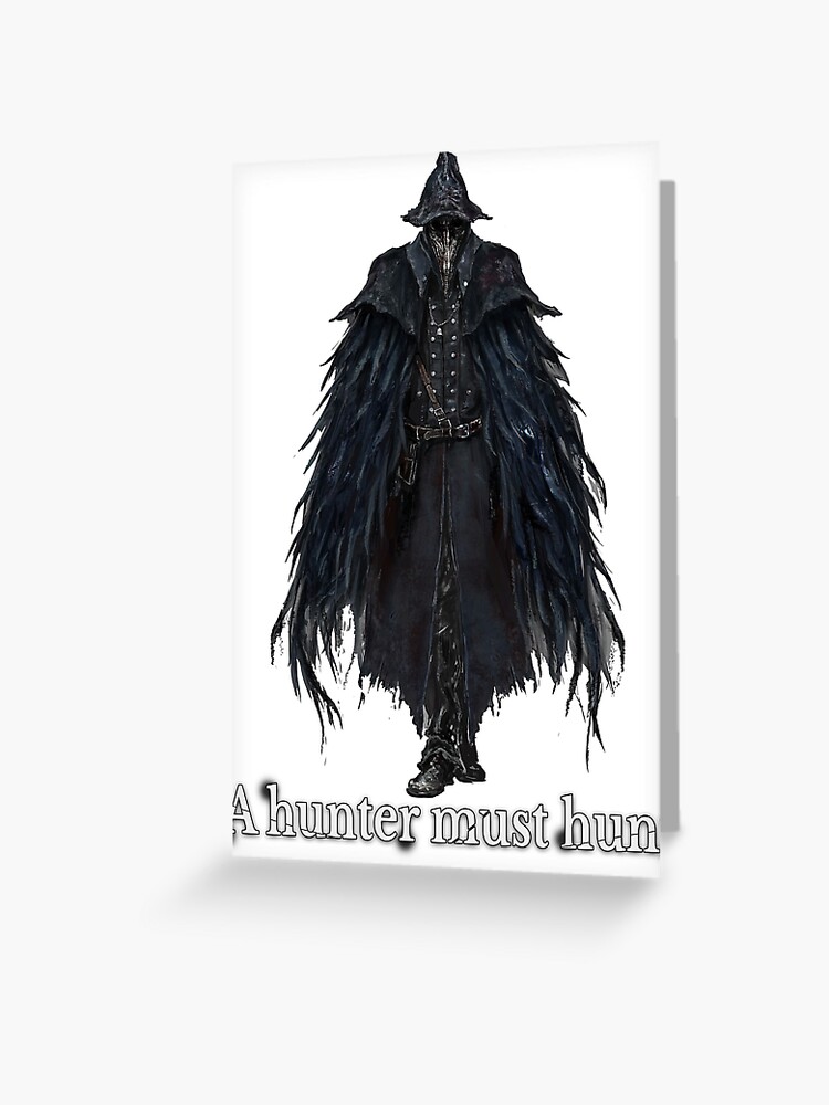 Bloodborne Eileen The Crow Greeting Card By Cataredbubble Redbubble