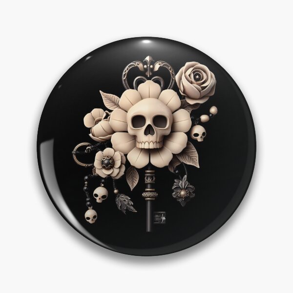 Item preview, Aesthetic Skull, Gothic Antique Key, 3D designed and sold by innovationTR.
