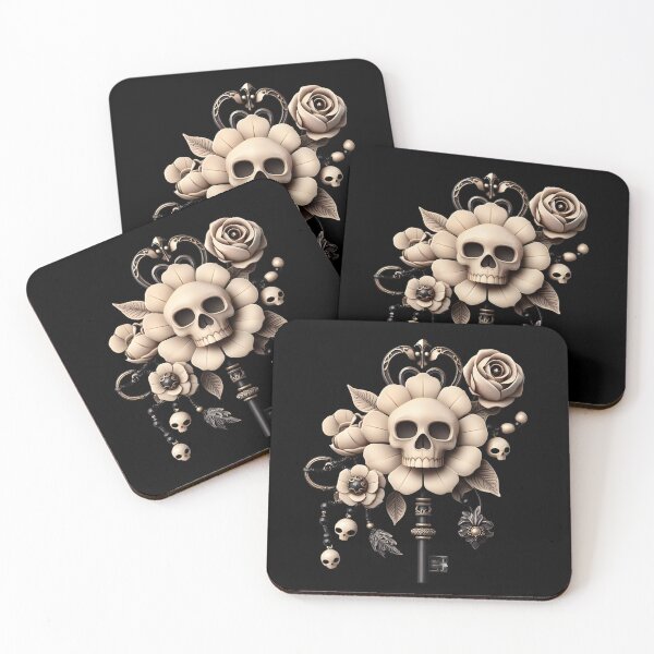 Item preview, Aesthetic Skull, Gothic Antique Key, 3D designed and sold by innovationTR.
