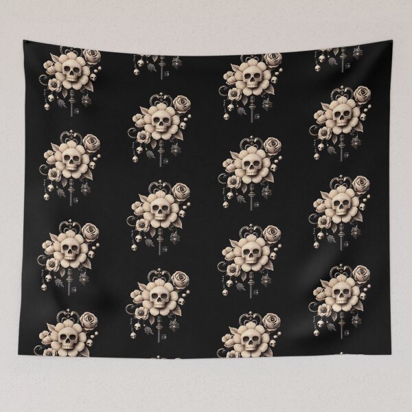 Item preview, Aesthetic Skull, Gothic Antique Key, 3D designed and sold by innovationTR.