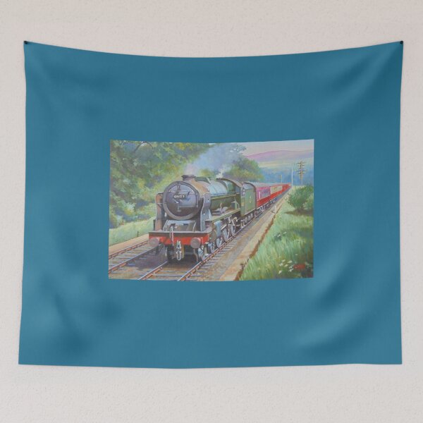 Item preview, Steam train On the Welsh border. designed and sold by Mike Jeffries Transport Artist.