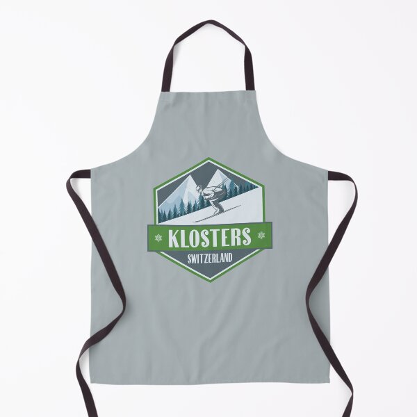 Item preview, Klosters Switzerland Vintage Skiing Design designed and sold by CynthiaGraphics.