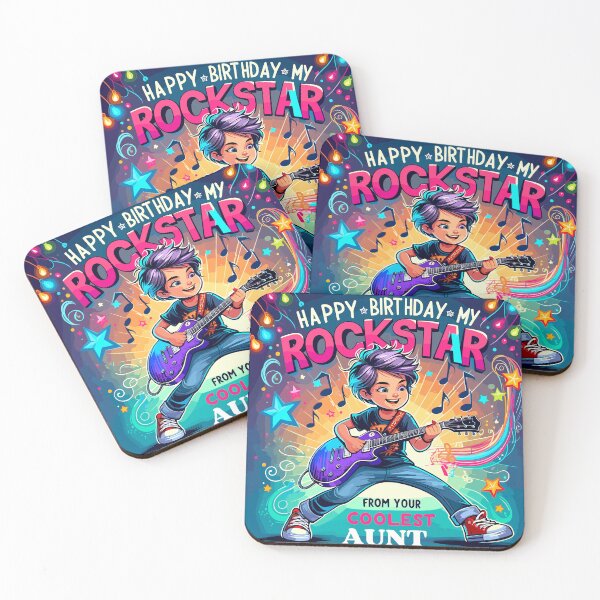 Item preview, Happy Birthday Nephew - Cool & Funny Greeting from Aunt - Unique Celebration Design designed and sold by Jurady.