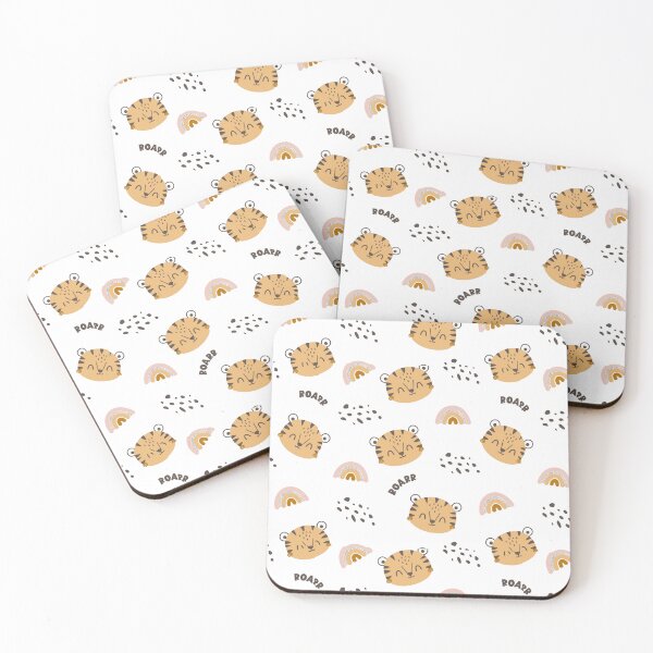 Item preview, Cute Tiger Pattern designed and sold by TigerRoseStudio.