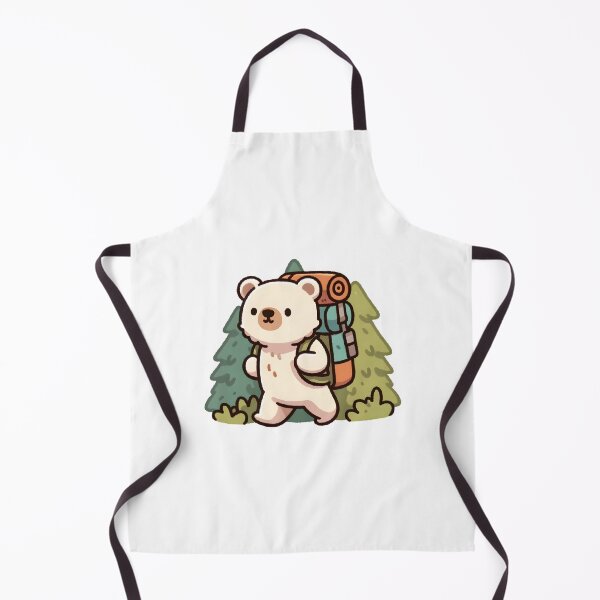 Item preview, Bear with backpack hiking designed and sold by UmbrellaStudio1.