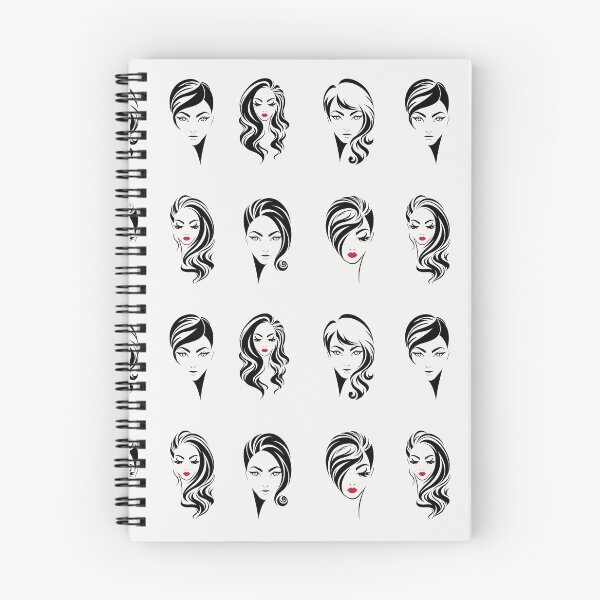 Item preview, faces of young women in vector style designed and sold by huape.