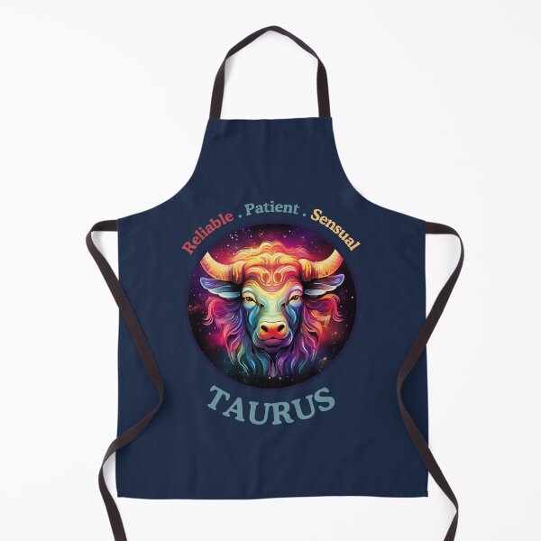 Item preview, Vibrant  Daily Horoscopes Taurus zodiac- Horescope/SunSign Theme  on blue back ground designed and sold by CosmicNook1.