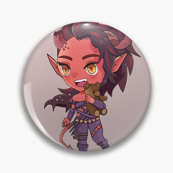 Artikelvorschau, Karlach Chibi Baldur's Gate 3 Aufkleber, Tasse, T-Shirt und mehr entworfen und verkauft von nuwandafoer.