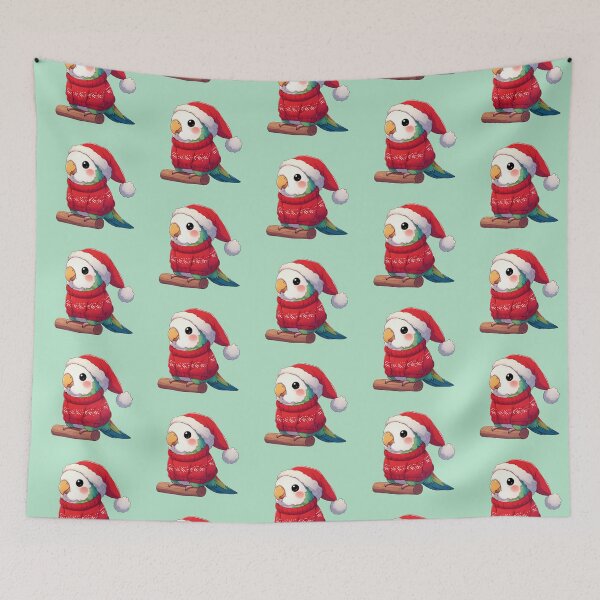 Item preview, Green Christmas Parrot designed and sold by KAI-Studio.