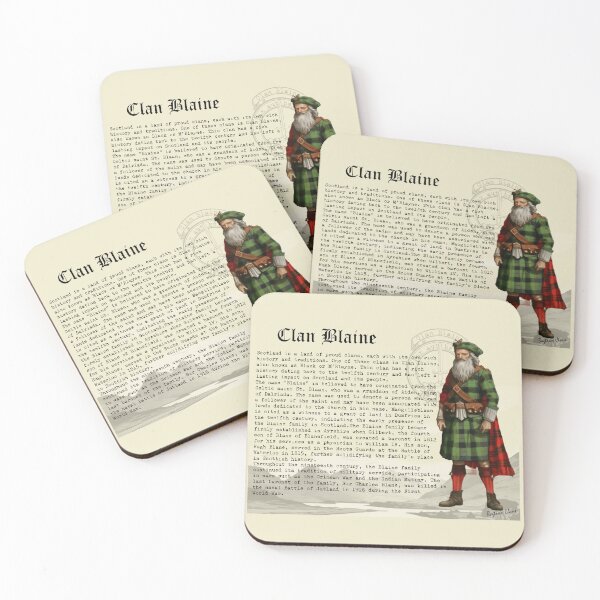 Item preview, Clan Blaine Scottish History  designed and sold by BagTown Clans.