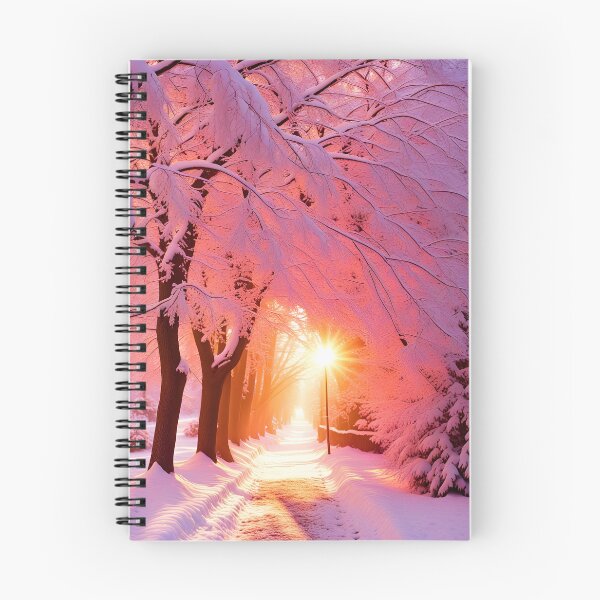 Item preview, Hush II, A Pink And Lavender Winter Scenery designed and sold by Glimmersmith.