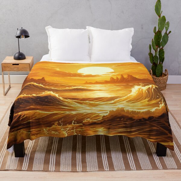 Item preview, Golden Waves designed and sold by Myra365Art.