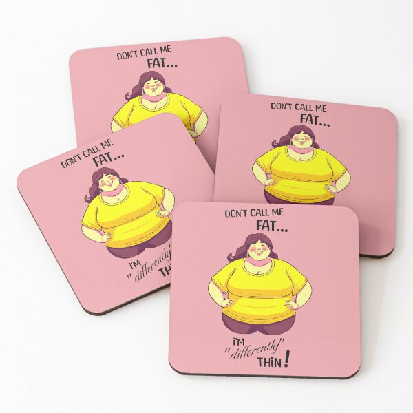 Item preview, Don't call me fat, I'm differently thin - Female version designed and sold by Jumpeter.
