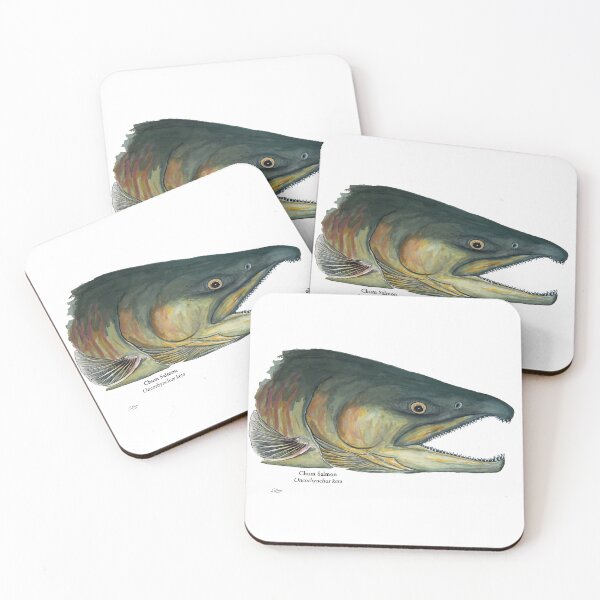 Item preview, Chum Salmon Head Painting designed and sold by Stephen Emms.
