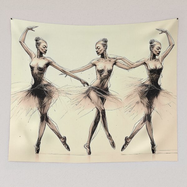 Item preview, Ballerinas like Pas de Trois designed and sold by ElliOzy.