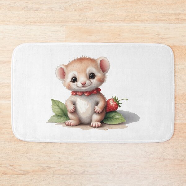 Artikelvorschau, Niedlicher Aquarell-Babyhermel mit Erdbeeren entworfen und verkauft von lovelyandcute.