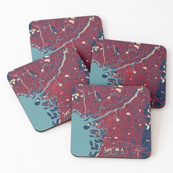 Item preview, Osaka City Map of Kansai, Japan - Hope designed and sold by deMAP.