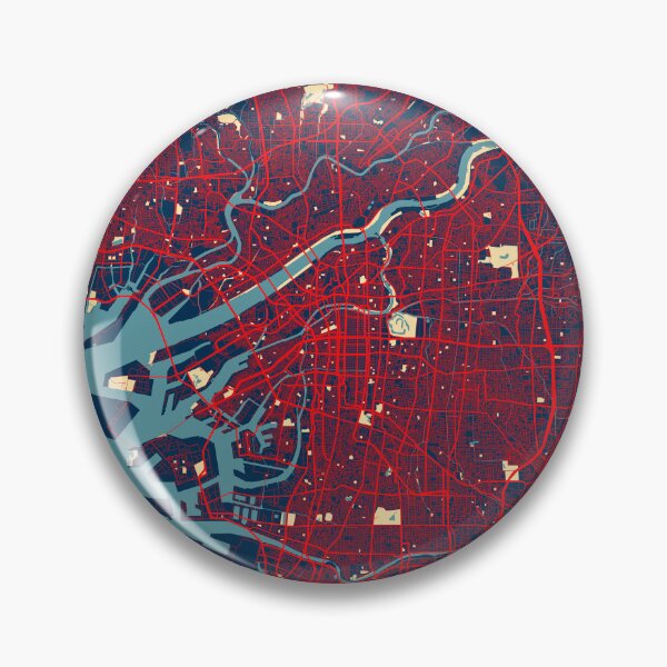 Item preview, Osaka City Map of Kansai, Japan - Hope designed and sold by deMAP.