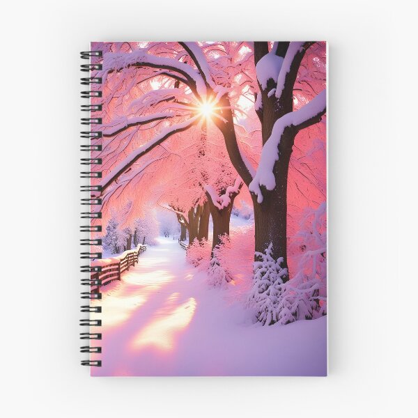 Item preview, Hush, A Pink And Lavender Snowscape designed and sold by Glimmersmith.