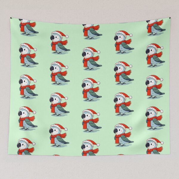 Item preview, Blue Christmas Parrot designed and sold by KAI-Studio.