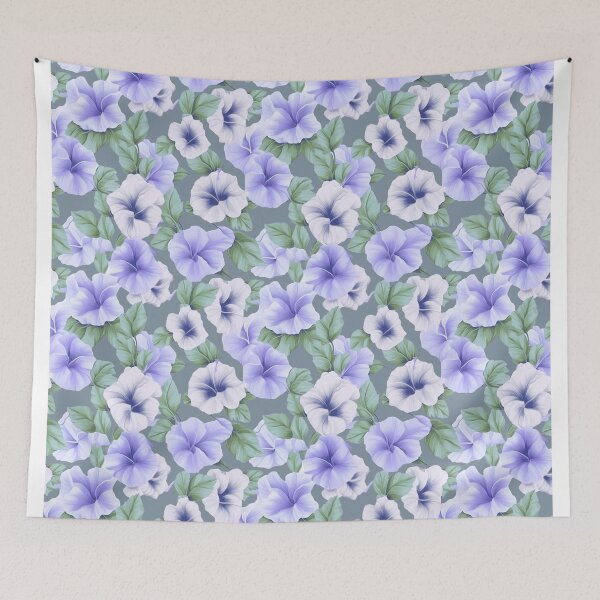 Item preview, Morning Glory fantasy	 designed and sold by Alessandro Remo Mazzoni Remotextiles.