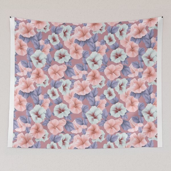 Item preview, Copy of Morning Glory fantasy	 designed and sold by Alessandro Remo Mazzoni Remotextiles.