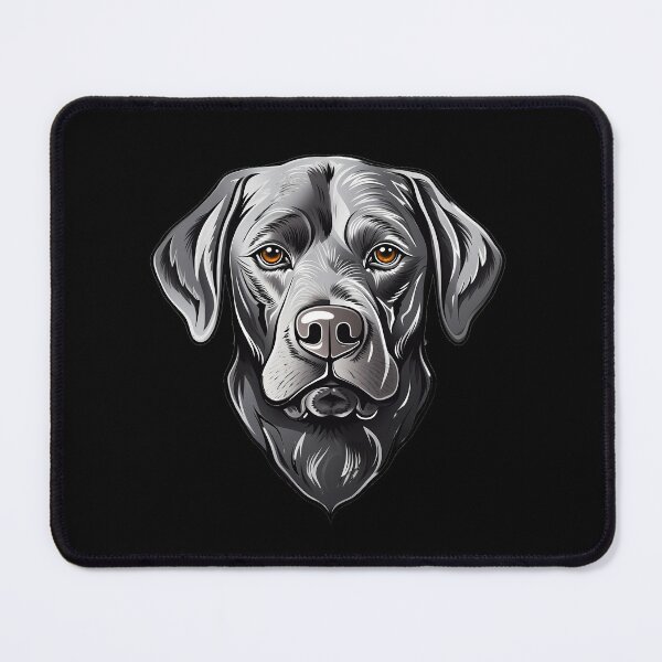 Item preview, Silver Labrador Retriever Dog Breed Logo Style Artwork designed and sold by NBSStore.