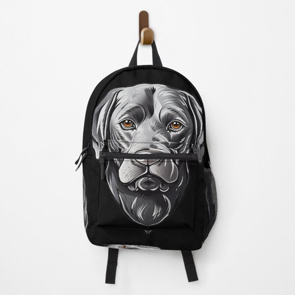 Item preview, Silver Labrador Retriever Dog Breed Logo Style Artwork designed and sold by NBSStore.