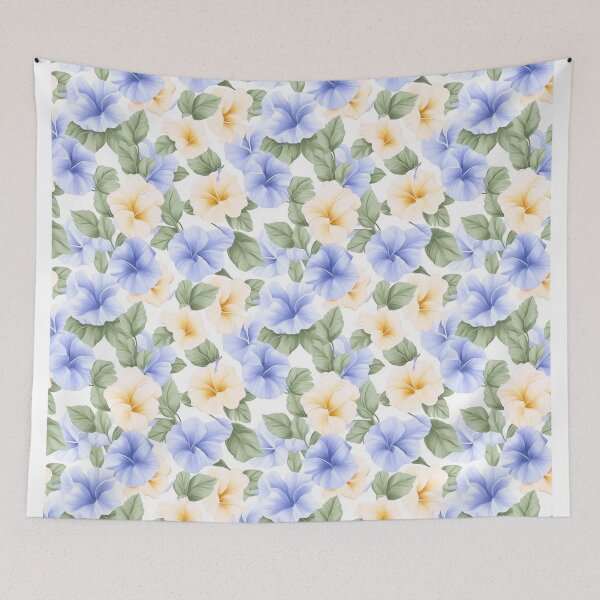Item preview, Copy of Morning Glory fantasy	 designed and sold by Alessandro Remo Mazzoni Remotextiles.