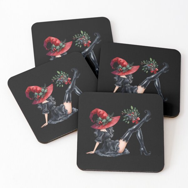 Item preview, Enchanting Yuletide Shadows: Aesthetic Gothic Witch for Christmas designed and sold by innovationTR.