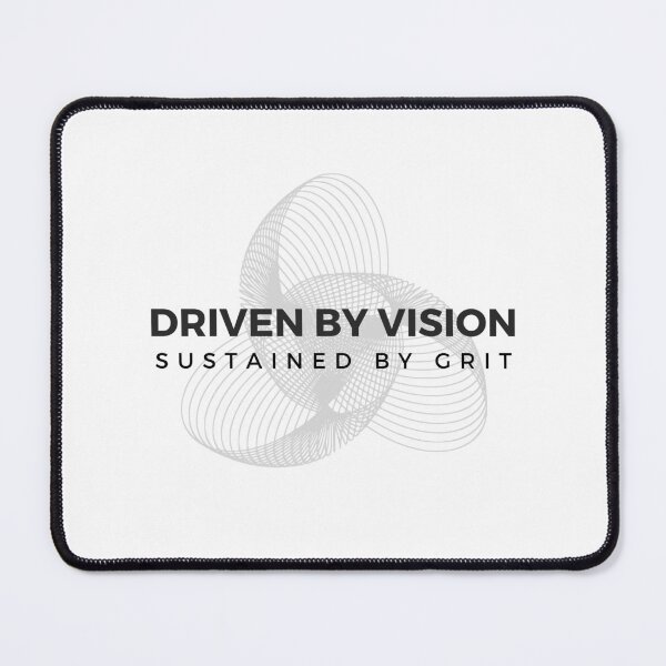 Item preview, Driven by Vision Sustained by Grit | Motivation Quotes designed and sold by EXproRIMENT.