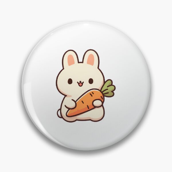 Artikelvorschau, Cute Bunny Holding a Carrot entworfen und verkauft von UmbrellaStudio1.