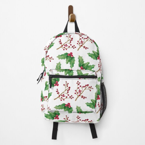 Vista previa del artículo con la obra «Diseño de hojas y bayas de acebo navideño Regalos de patrones navideños», diseñado y vendido por healthnuthols.