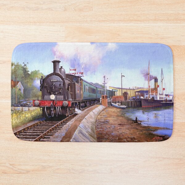 Item preview, Lymington station. designed and sold by Mike Jeffries Transport Artist.