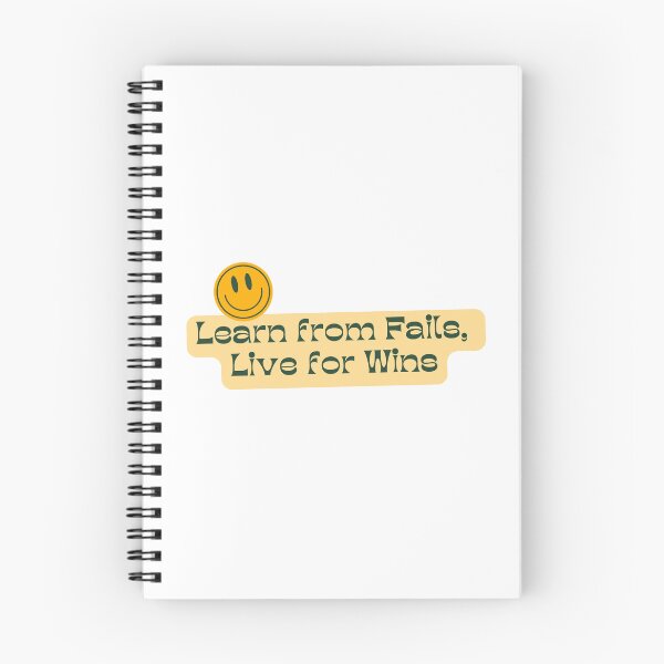 Item preview, Learn from Fails, Live for Wins | Inspirational Motivation Quotes designed and sold by EXproRIMENT.
