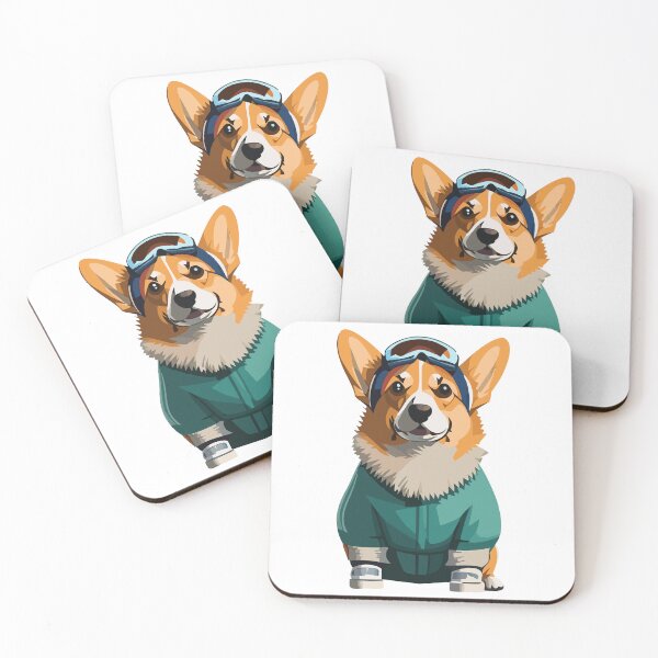 Item preview, Ski Corgi designed and sold by Corgi-at-night.